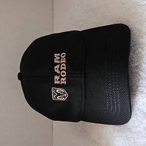 Cap America Golf | Men's Baseball Cap Black Tan Stitching for Ram Rodeo